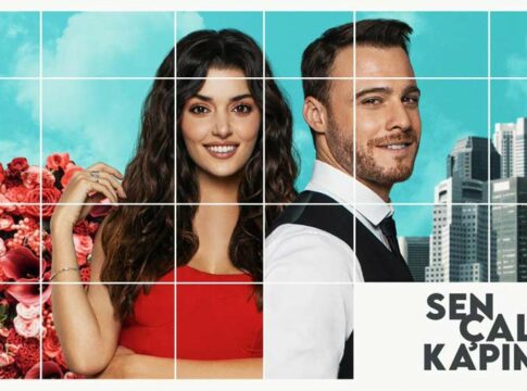 la serie sen cal kapimi avec hande ercel et kerem bursin