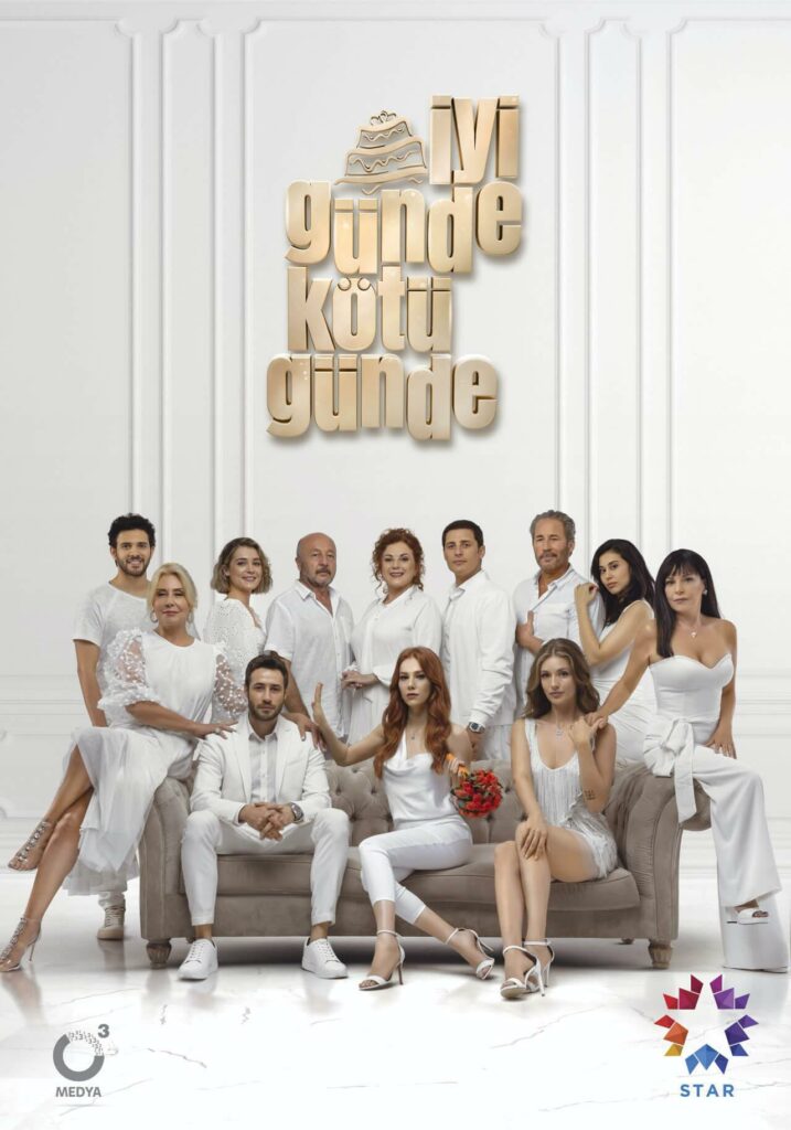 affiche de la série turque iyi gunde kotu gunde elcin sangu new serie