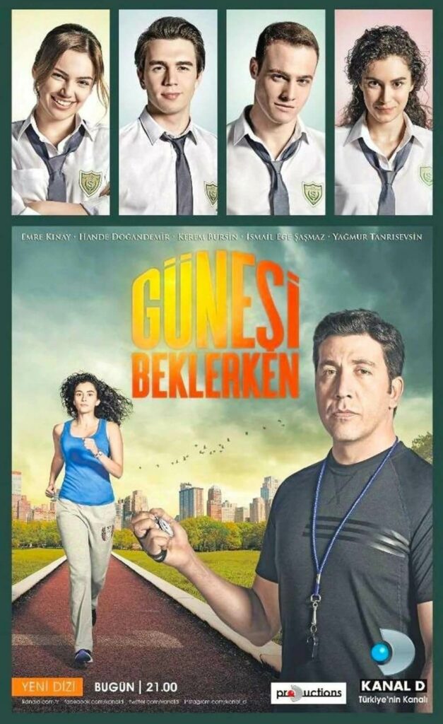 serie turque gunes beklerken en attendant le soleil avec kerem bursin